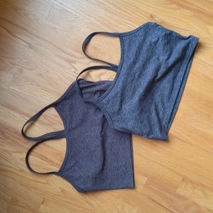 Two aerie offline longline bras